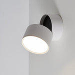 Moderne Runde LED Wandleuchte – Flexibler Aluminium-Wandstrahler