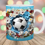Cup with ball pattern
