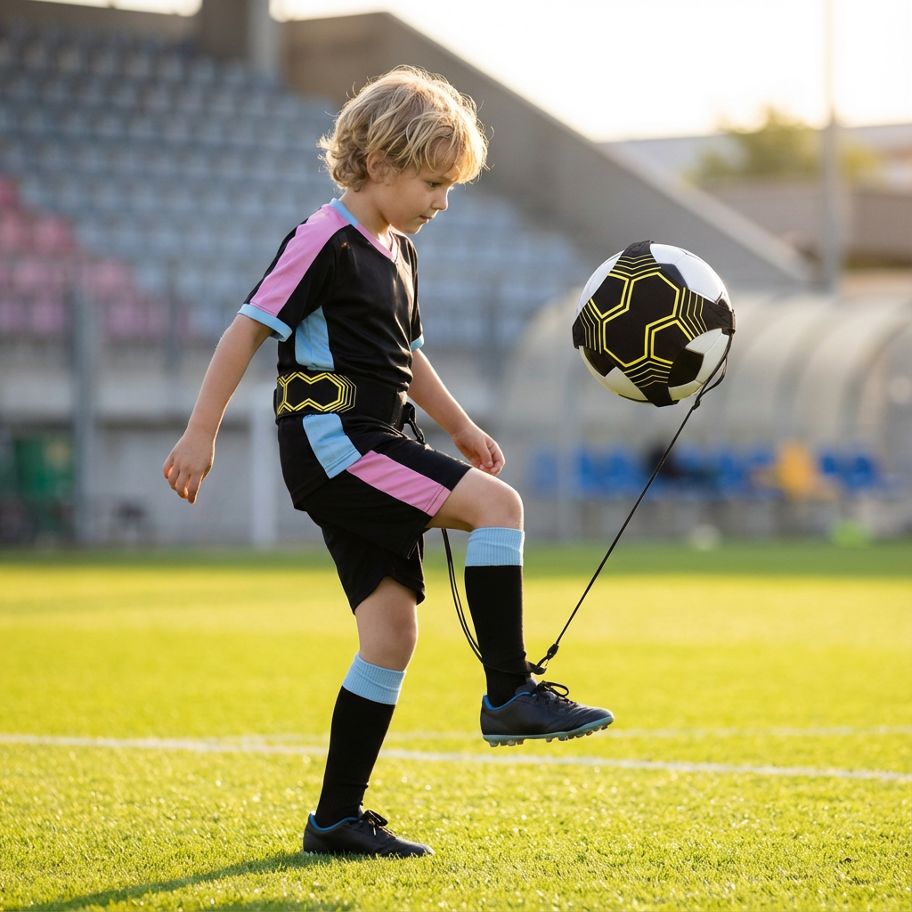 Training belt for football to improve ball control