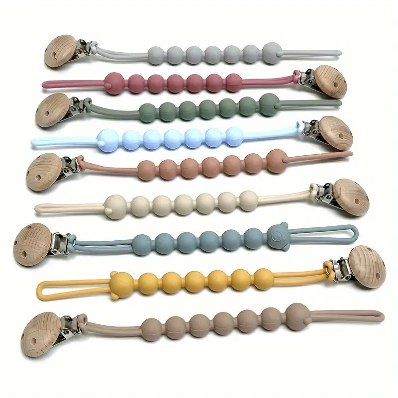 Clip pacifier chain with bear design