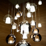 Elegante Pendelleuchte aus Glas – LuminaSphere