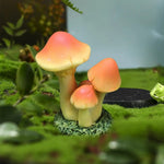 Zauberhafte Mini-Pilzfigur aus Harz für Garten & Dekoration