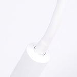 Adjustable Wall Light in Cylinder Design Made of Silicone and Metal – LED in Black/White