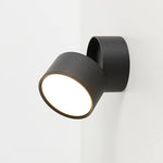 Moderne Runde LED Wandleuchte – Flexibler Aluminium-Wandstrahler