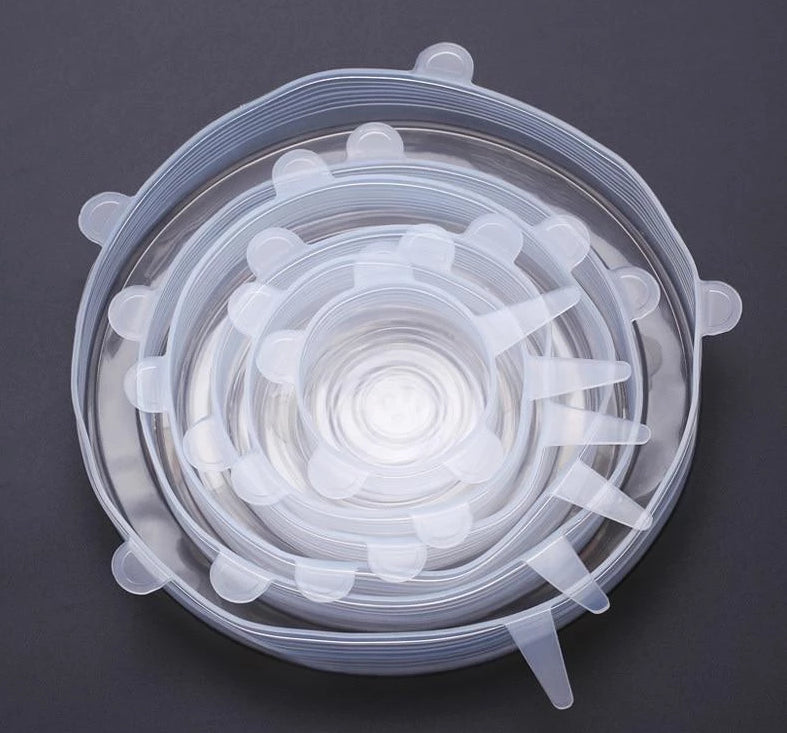 6 Reusable and Stretchable Silicone Tank Lids