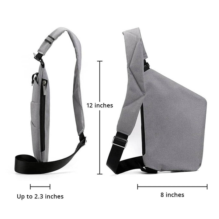Stilvolle Multifunktions-Brusttasche für aktive Männer