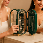 Eleganter Schmuck Organizer | Stilvolle Aufbewahrung mit Spiegel