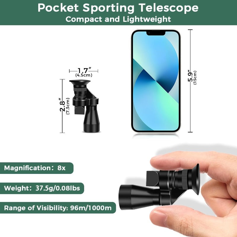 Handy 8x20 Pocket Monocular