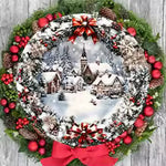 Winterzauber | Holzschild mit 3D-Effekt für festliche Stimmung