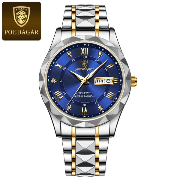 Elegante Herrenarmbanduhr mit präziser Quarztechnologie