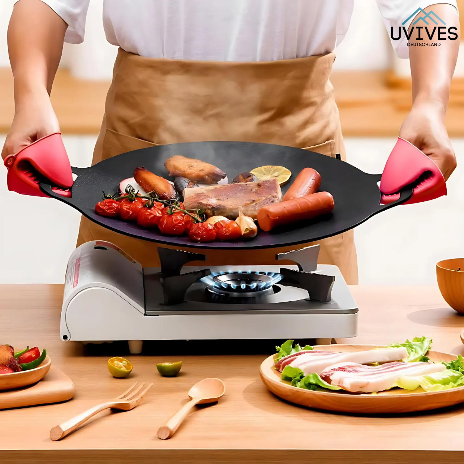 Edelstein Antihaft-Grillpfanne – Perfekt für jede Küche