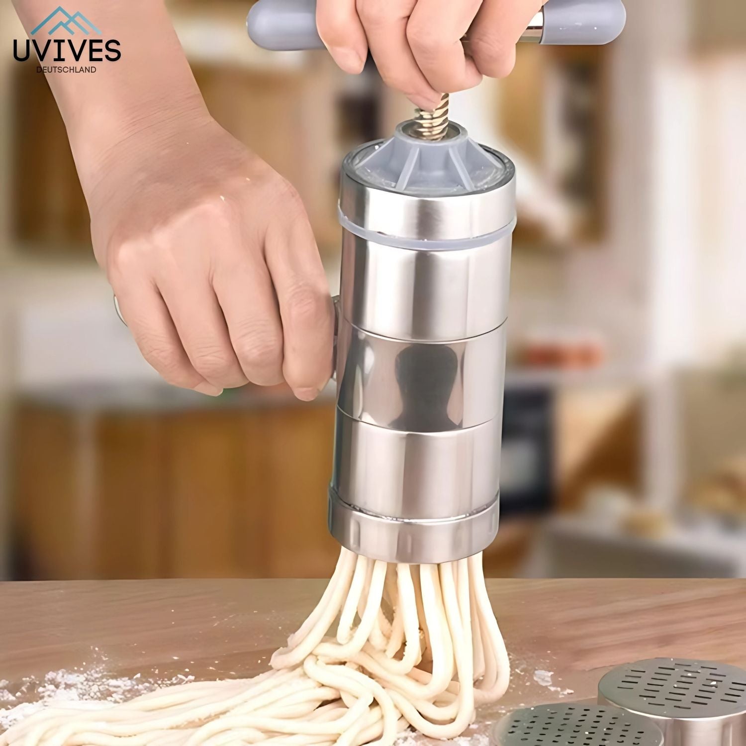 Nudelzauber - Manuelle Nudelmaschine für frische Pasta
