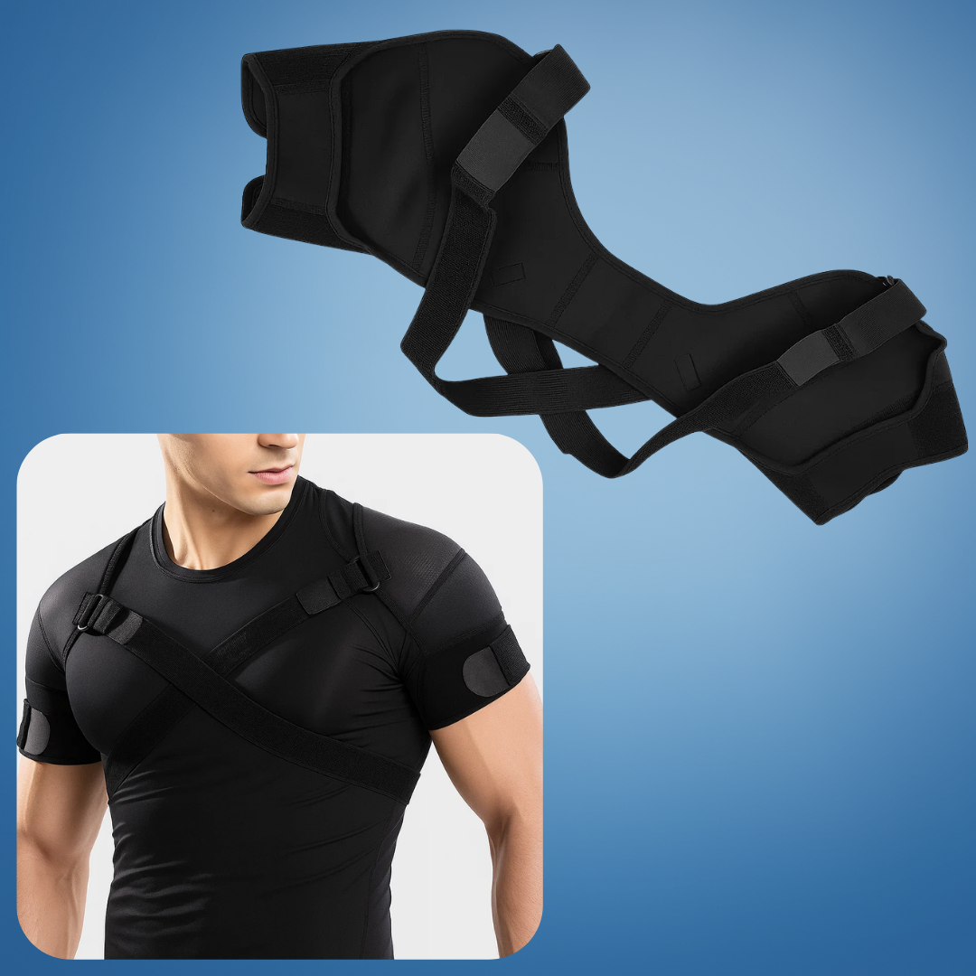 Cross-Compression Stability - Breathable Mesh for Comfort - Relieves Shoulder Pain & Improves Posture