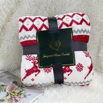 Festliche Sherpa-Decke für gemütliche Weihnachtsabende