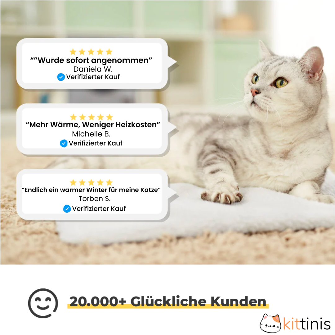 Wohlfühlwärme Matte | Gemütlicher Rückzugsort für Haustiere