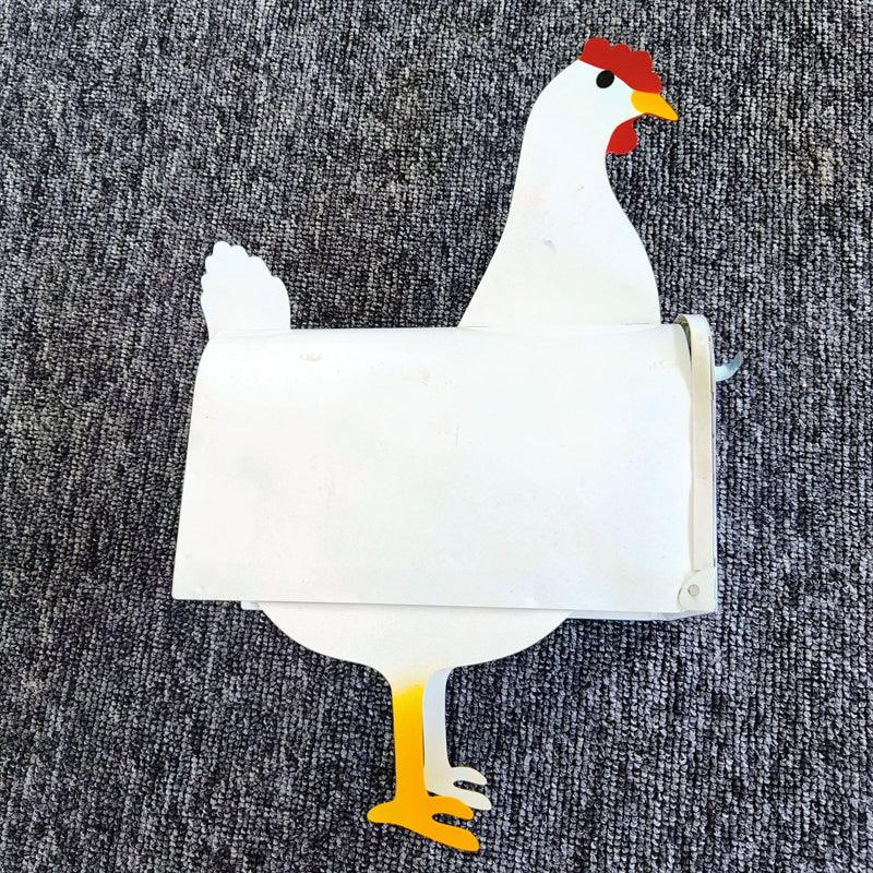 Landleben Briefkasten | Charmantes Design | Wetterfestes Metall | 20x20x10 cm