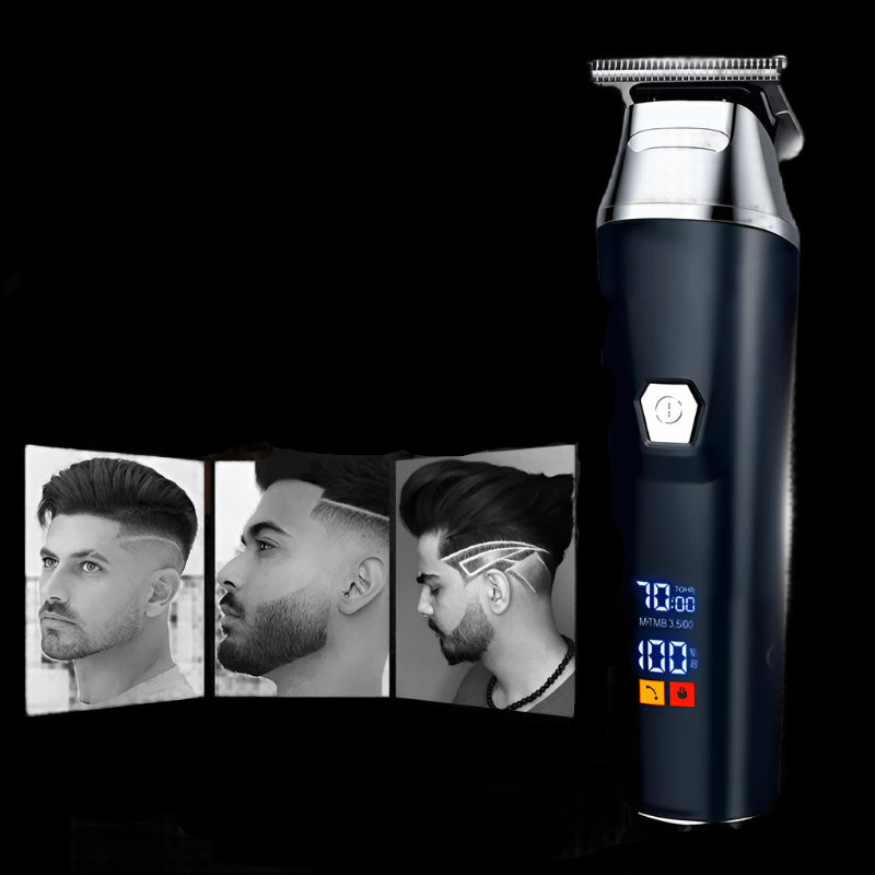 Präziser Haarschneider mit digitaler Anzeige und ergonomischem Design