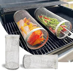 Practical stainless steel grill basket – Even grilling, easy cleaning