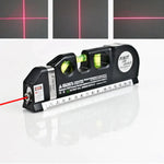 4-in-1 Laser Level with Measuring Tape Tool