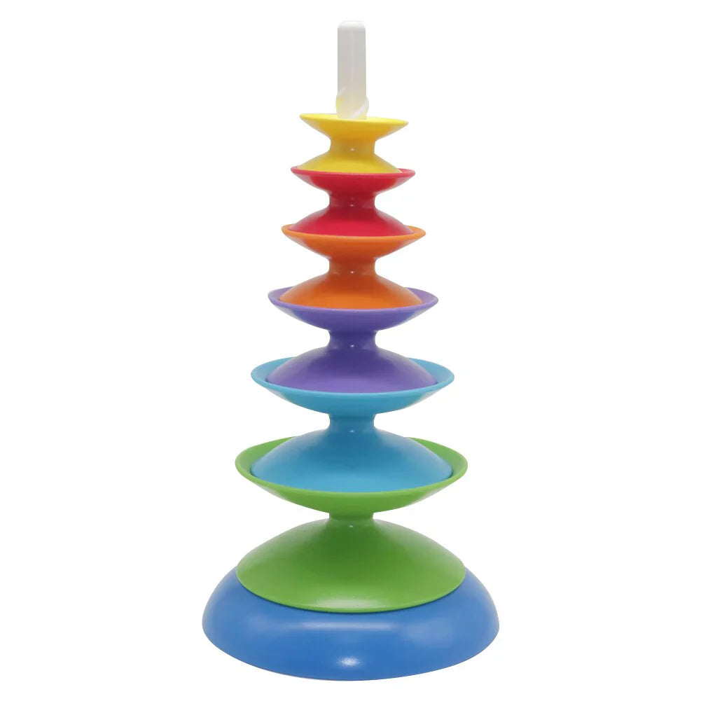 Diabolo Stacking Tower – Creative Toy for Stacking Fun
