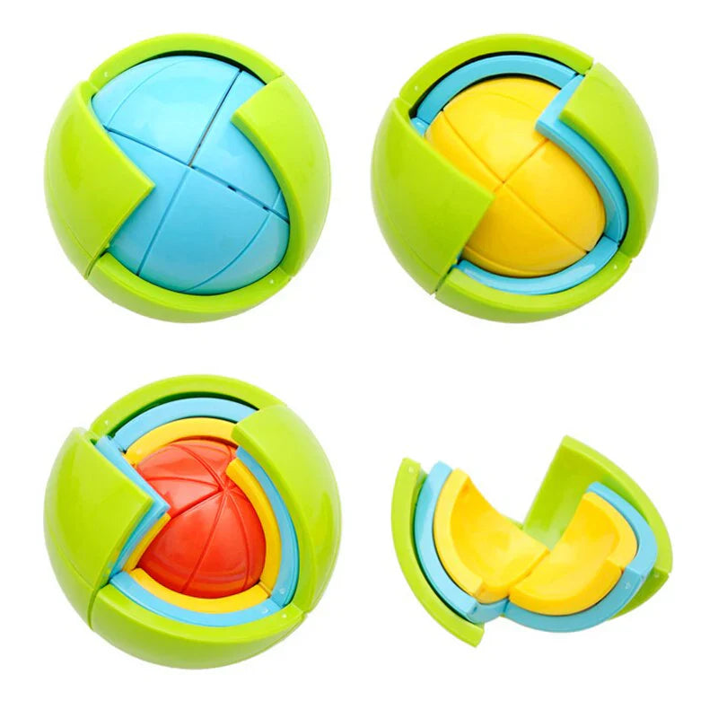 Colorful 3D Puzzle with Ball Game – Fostering Creativity and Problem-Solving Skills in Children