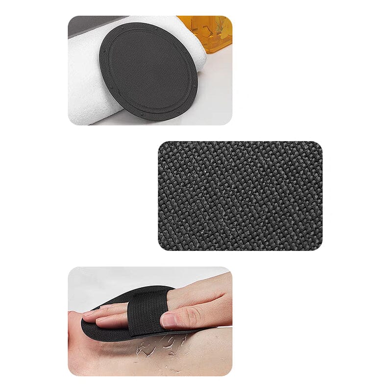 Black silicone bath accessories