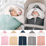 Sleeping Bag for Babies with Hood – Cuddly Knitted Sleeping Bag