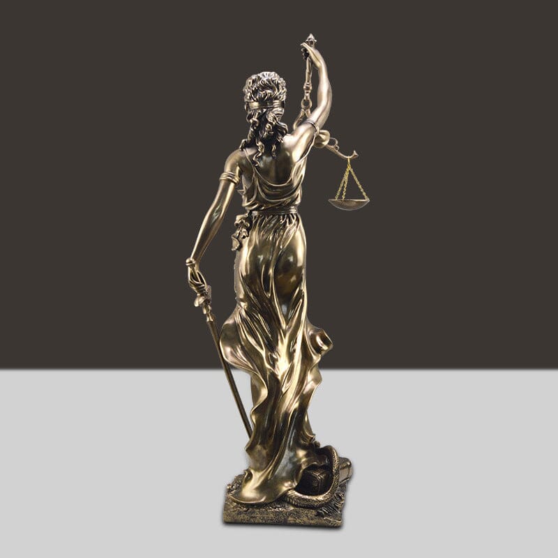 Elegantes Kunstwerk der Gerechtigkeit