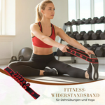 Verstellbares Widerstandsband mit 8 Segmenten – Ideal für Dehnung und Krafttraining
