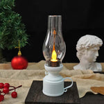 Vintage Oil Lamp with LED Lighting – Electronic