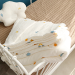 Muslin Baby Bath Towel with Cute Design for Newborns and Toddlers