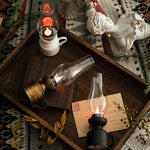 Vintage Oil Lamp with LED Lighting – Electronic