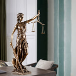 Elegantes Kunstwerk der Gerechtigkeit