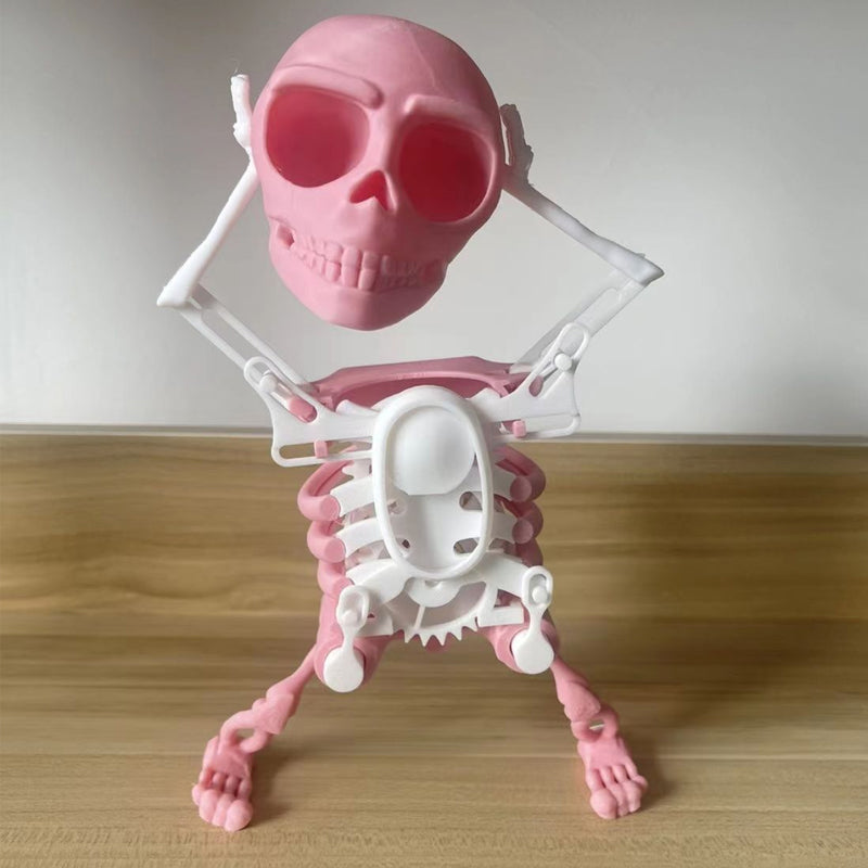 Lively 3D Skull Toy for vibrant moments