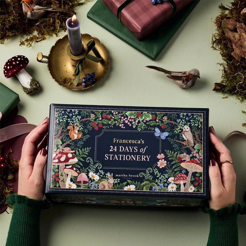 24-Day Stationery Advent Calendar | Exclusive Winter Forest Edition | Sustainable Surprises for 2025