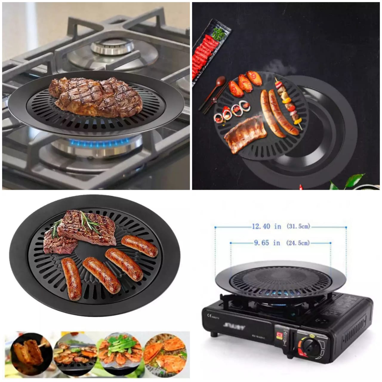 Grillpfanne für den Herd - BBQ Grillpfanne