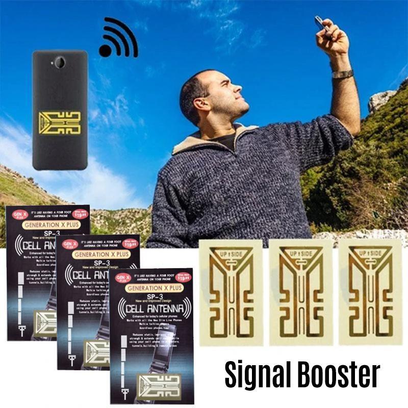 Kompakter universeller Signalverstärker-Aufkleber für Handys – 1,5 m Antenneneffekt
