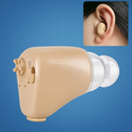 Rechargeable ITE Hearing Amplifier - Noise Reduction - Ergonomic Fit for Seniors