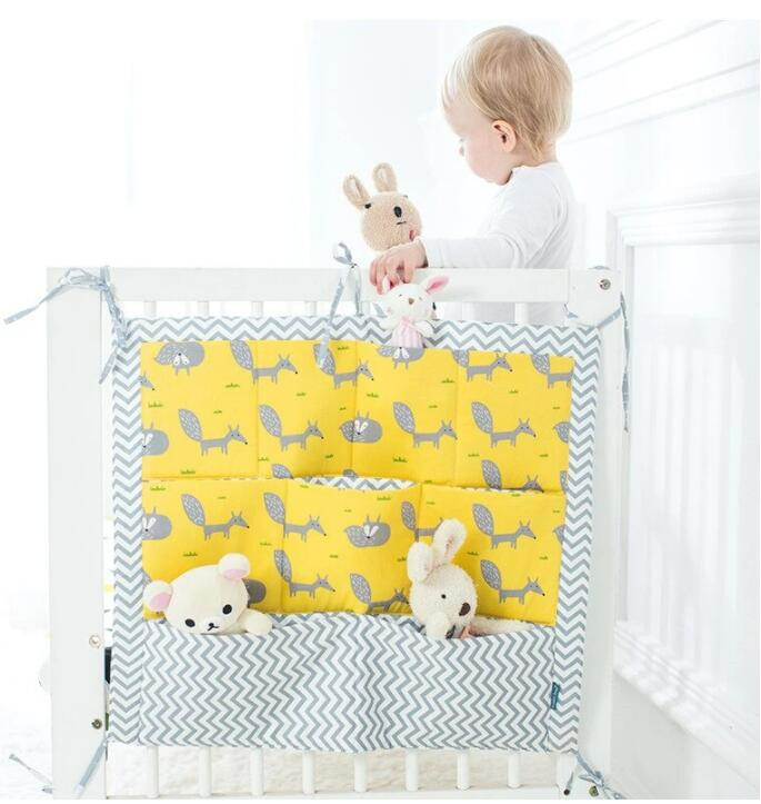 Colorful Pattern Storage Bag for Crib – Practical and Versatile