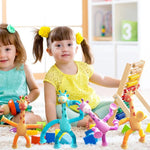 Kreativitätsfreund | FlexiFuntastic – Erweiterbares Saugnapfspielzeug für kleine Entdecker