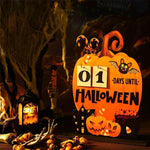 Wooden Advent Calendar for Halloween