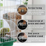 Automatic overflow protection for transparent bird feeders