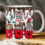 3D Lebkuchenmann Keramiktasse für Weihnachten