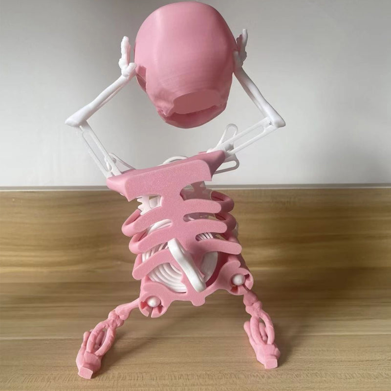 Lively 3D Skull Toy for vibrant moments