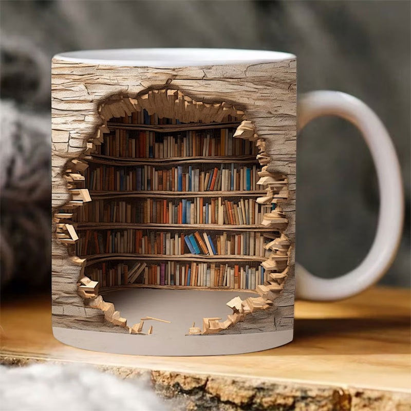 Kreativer 3D Becher für Bücherfreunde | Buchzauber