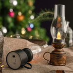 Vintage Oil Lamp with LED Lighting – Electronic