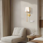 Cordless Wall Lamp with Remote Control – No Drilling Required
