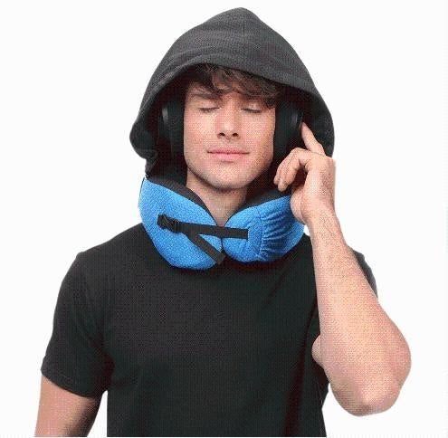 Multifunctional Travel Pillow with Hood | ComfortNest
