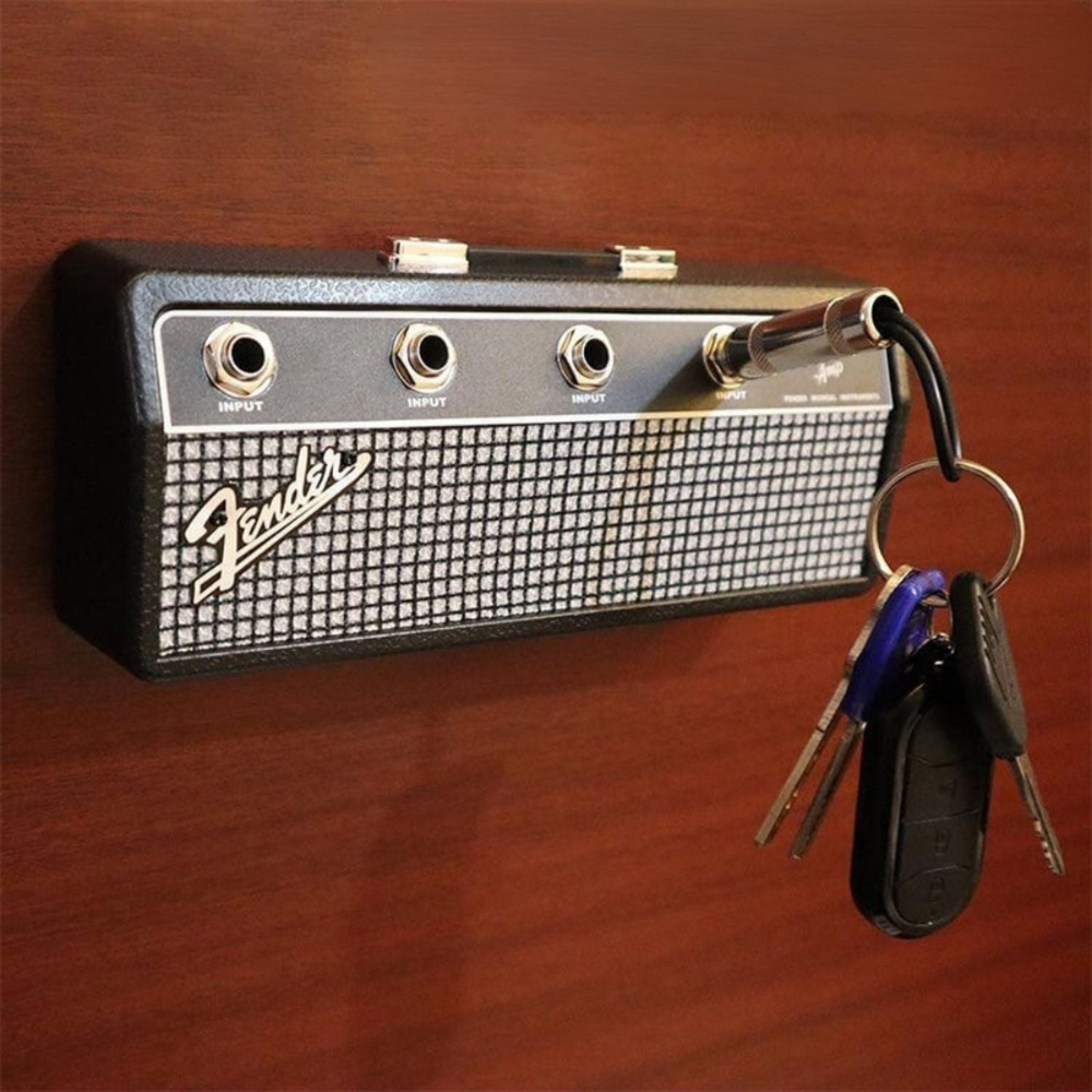 Wandhalterung für Schlüssel im Gitarrenverstärker-Design
