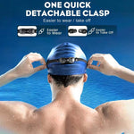 Anti-fog swim goggles with wide vision